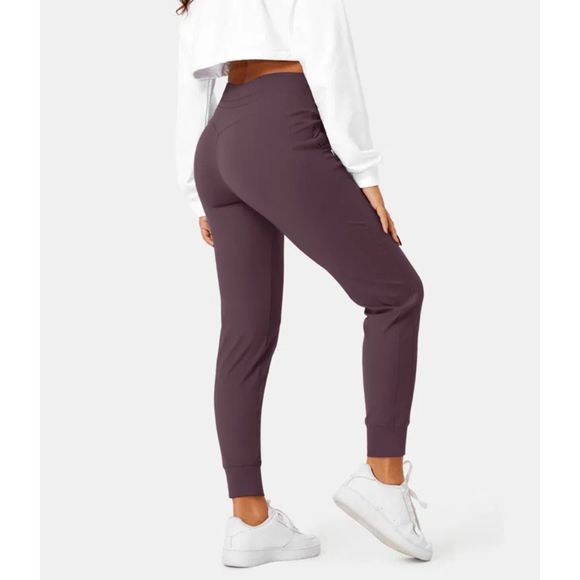 Halara Cloudful Air Fabric High Waisted Drawstring Full Length Joggers SIZE: SM - Picture 3 of 9